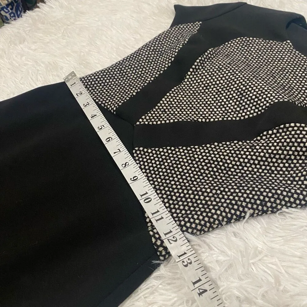 L’agence Cap Sleeve Sheath Mini Dress in Black Size 2 - Image 5