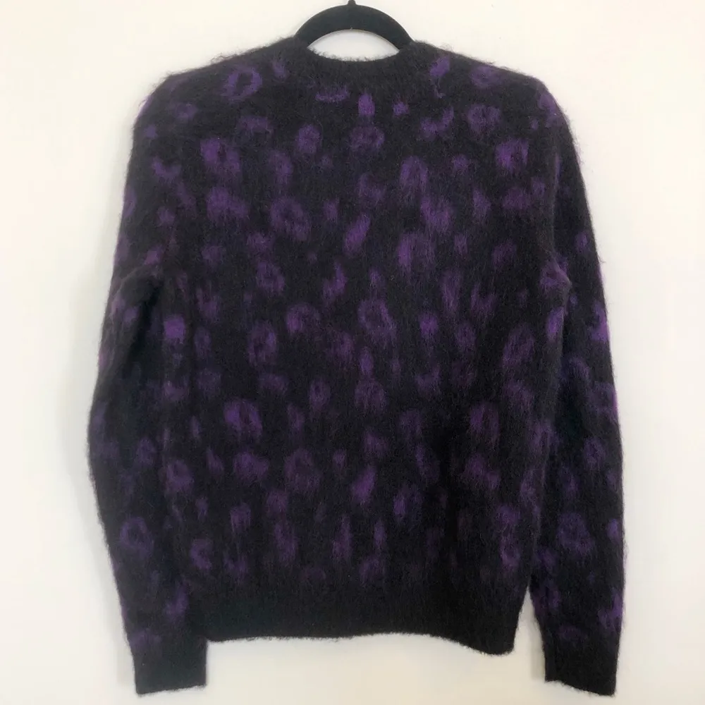 Purple Leopard Print Sweater - Image 2