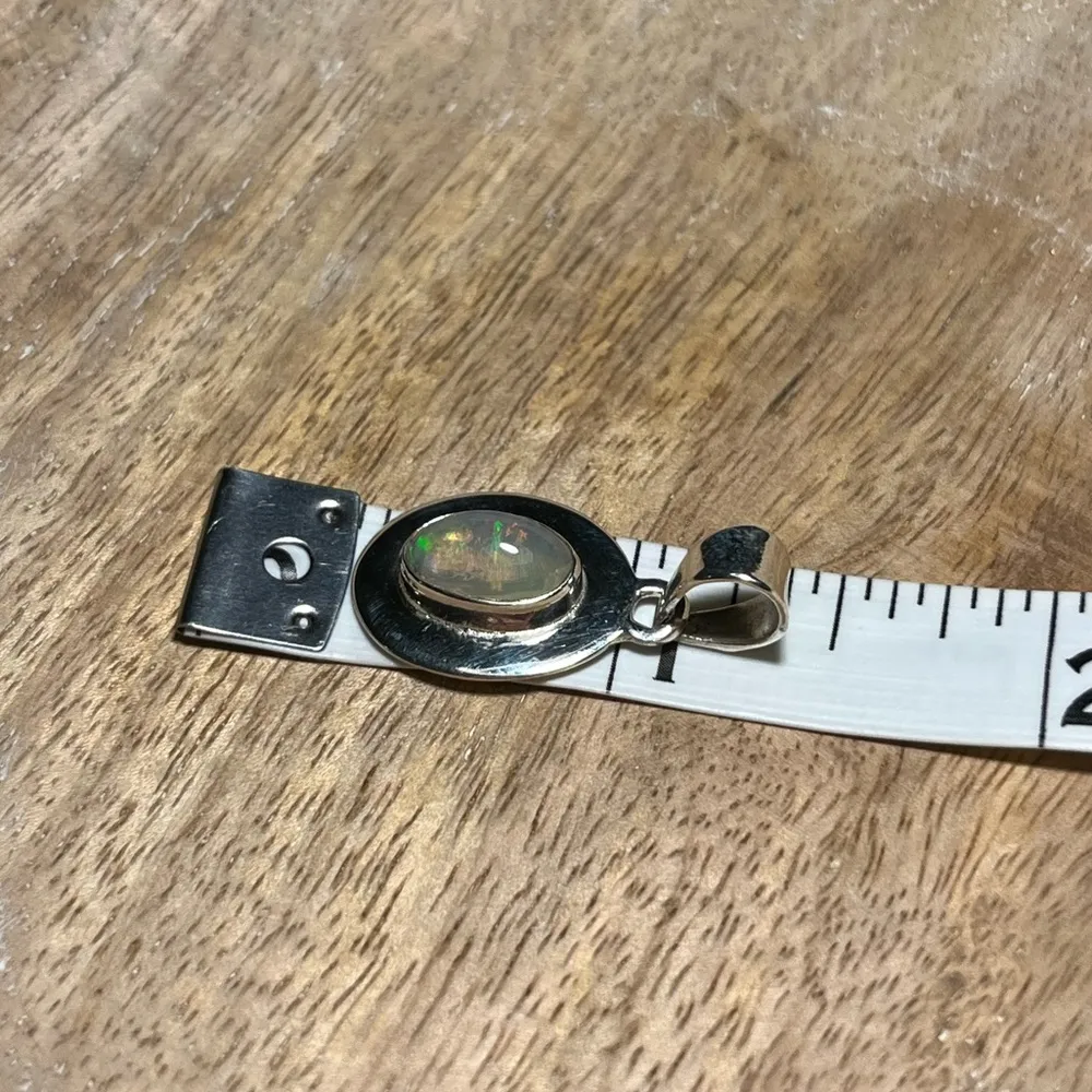 Ethiopian Opal 925 Sterling Silver Pendant - Image 12