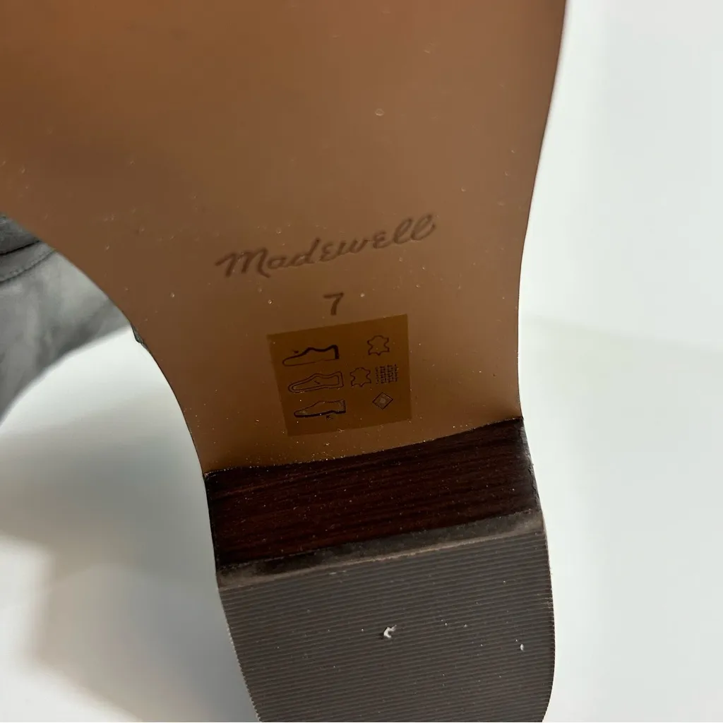 Madewell The Darcy Ankle Boots Silver Size 7 - Image 8