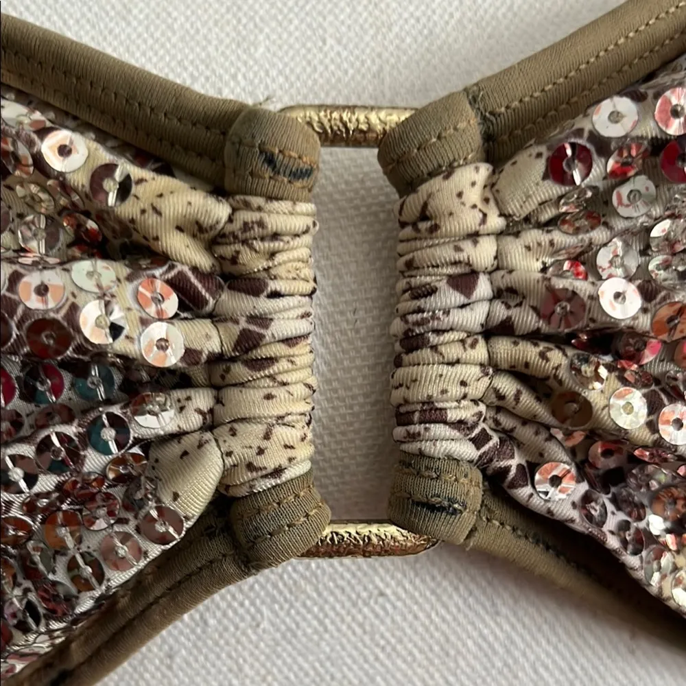 Sequin Bandeau Swim Top - Image 10