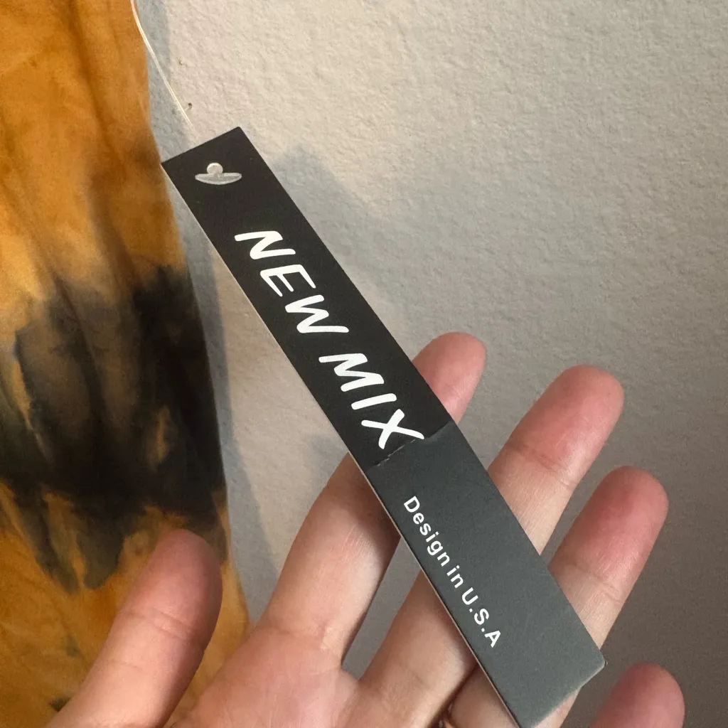 NEW MIX Orange and Blue Tie-Dye Leggings - Image 6