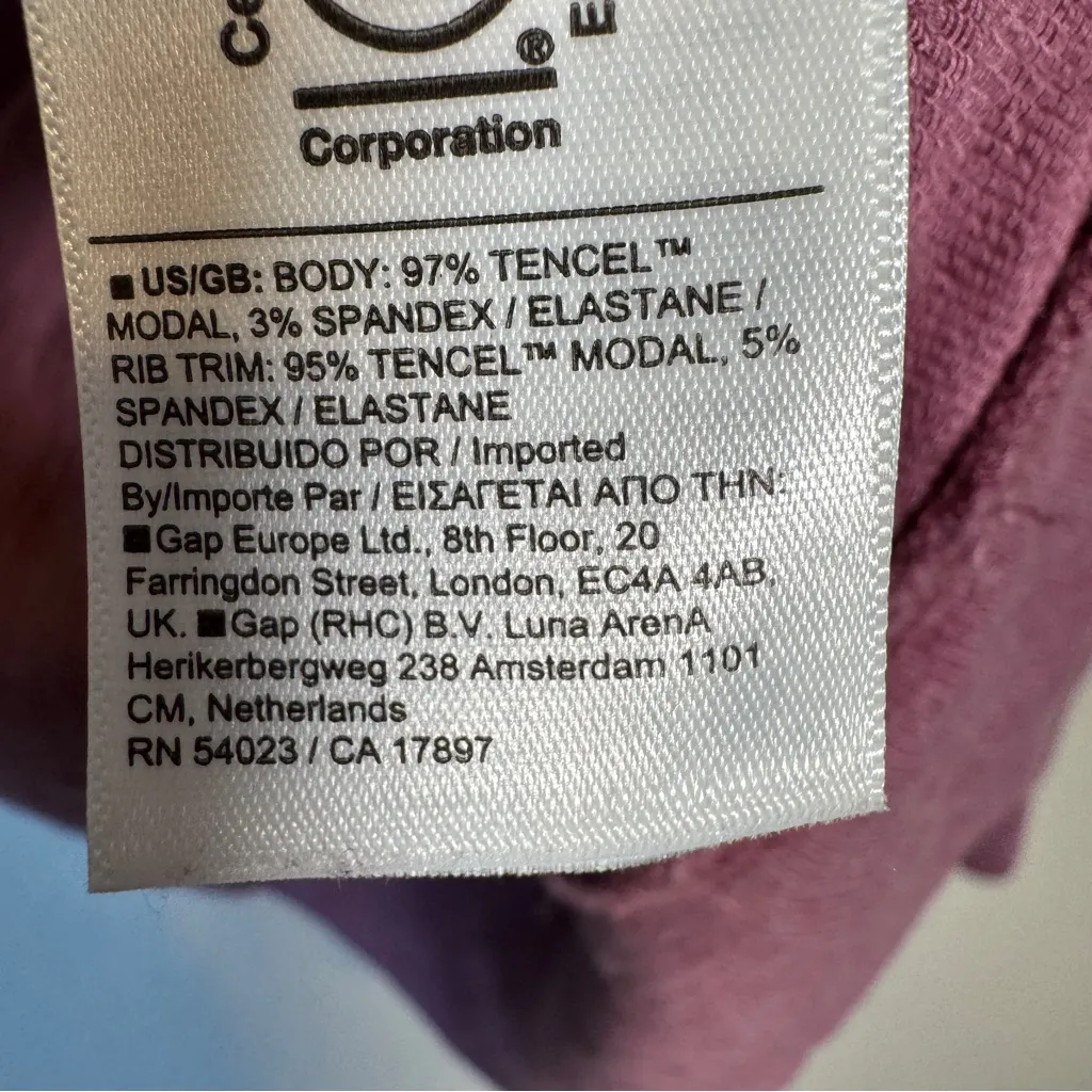 Athleta Purple Oversized Slouchy Sweatshirt Womens L Athletic Comfort Casual - Image 6