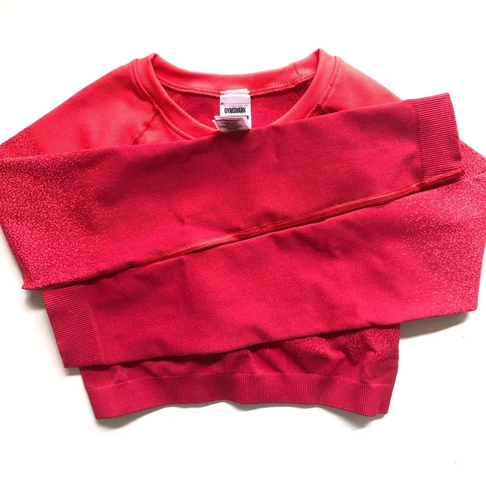 M Adapt Ombre Seamless Long Sleeve Crop Top - Image 5