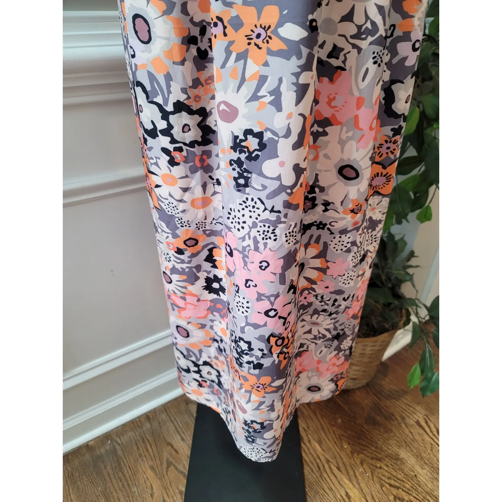 Made With Love Floral Maxi Dress Women Size L Multicolor Sustainable Boho Size L - Image 5