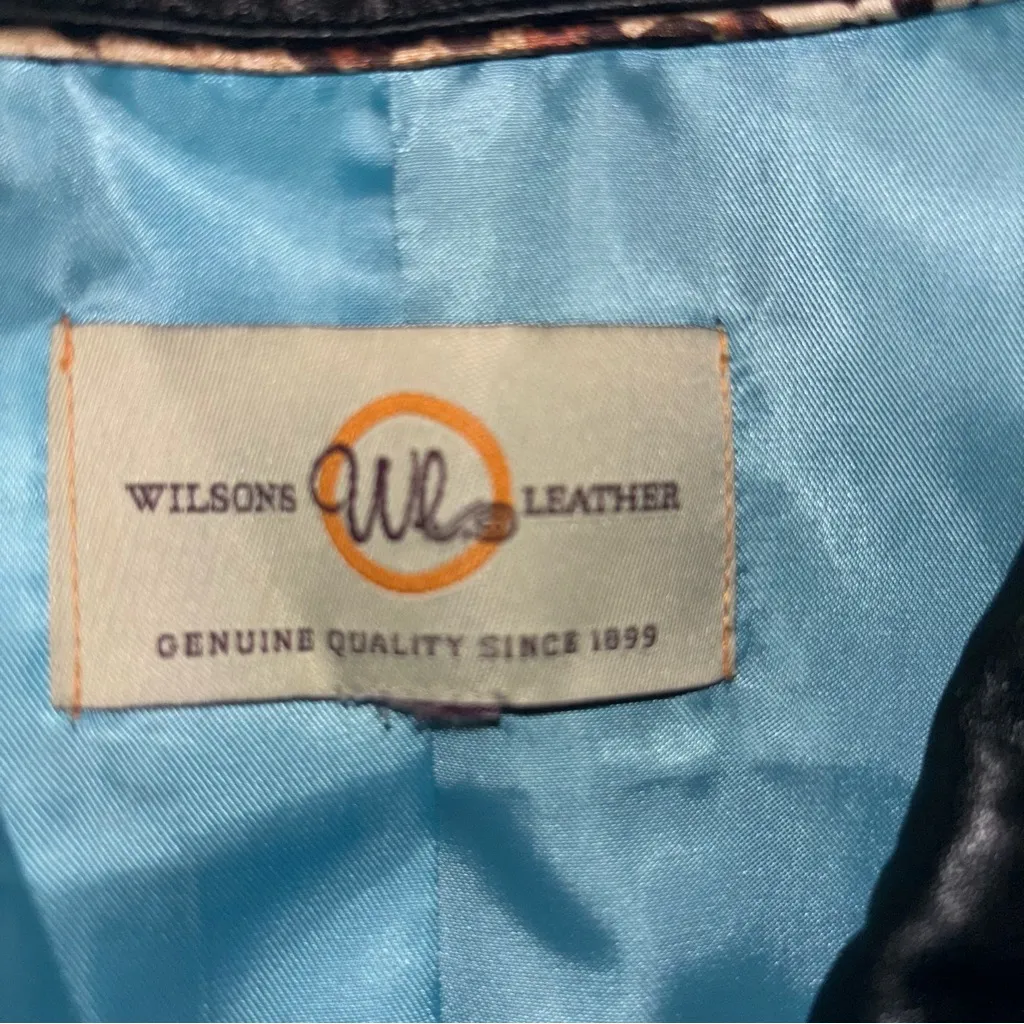 Vintage 80s Wilson's Leather Jacket - Image 2