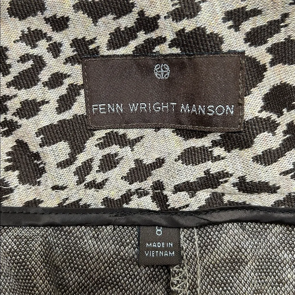 Chic Cheetah Print Skirt with Removable Belt – Size 8 - Image 6