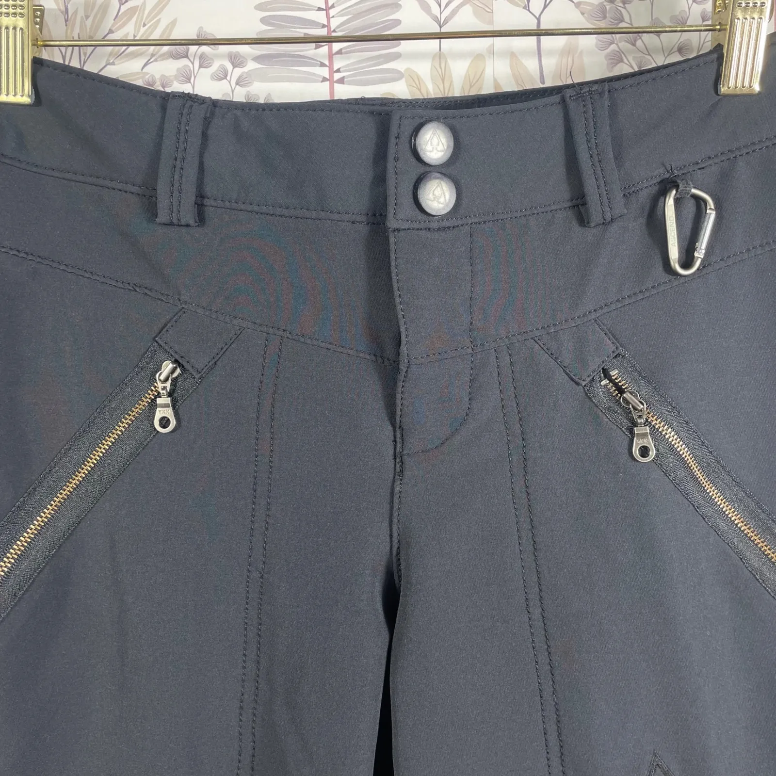 Ascend Women's Hiking Pants Size 8 Black Outdoor Trekking Climbing Stretch Pants - Image 5