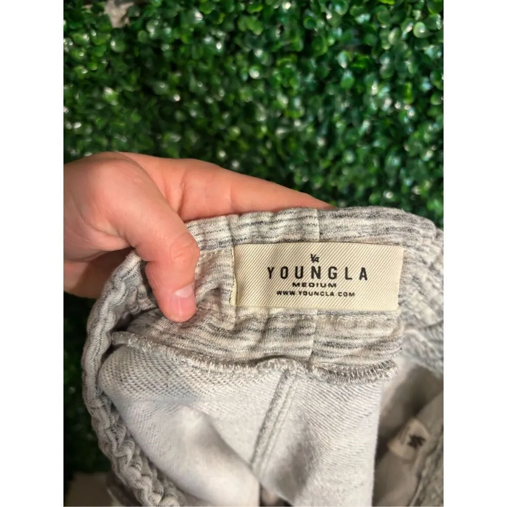 YoungLA Gray Scale Effortless Shorts Sz Medium Gray - Image 4