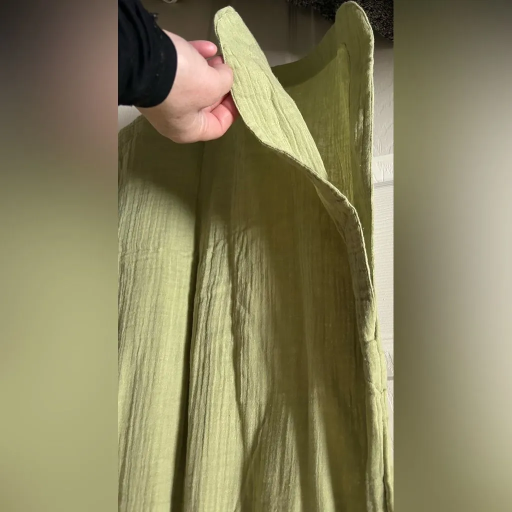 Free People Women’s Pale Green Easy Weekend Endless Summer Midi/Maxi Skirt Med‎ - Image 11