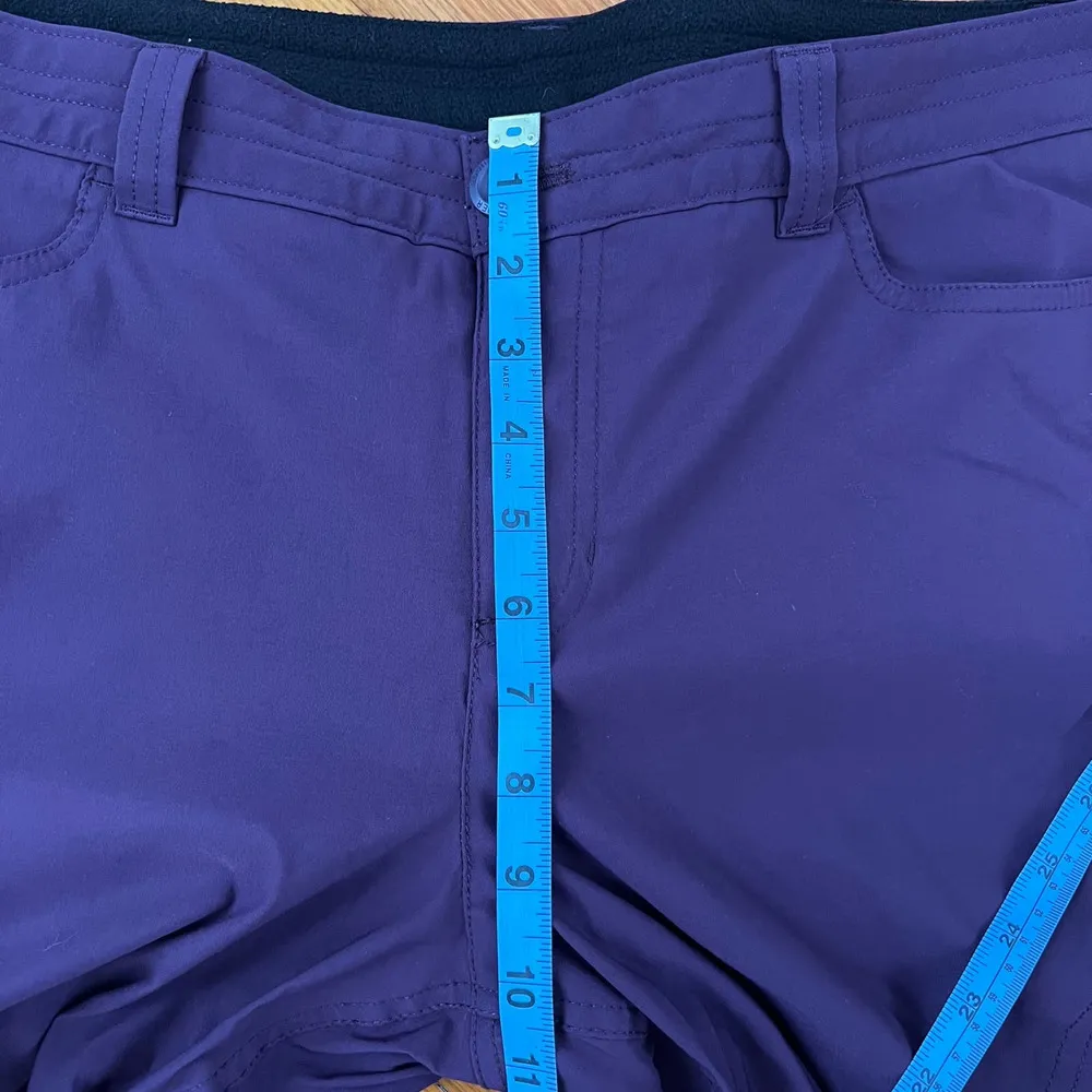 Eddie Bauer Women's Fleece Lined Purple Pants Size 14 - Image 11
