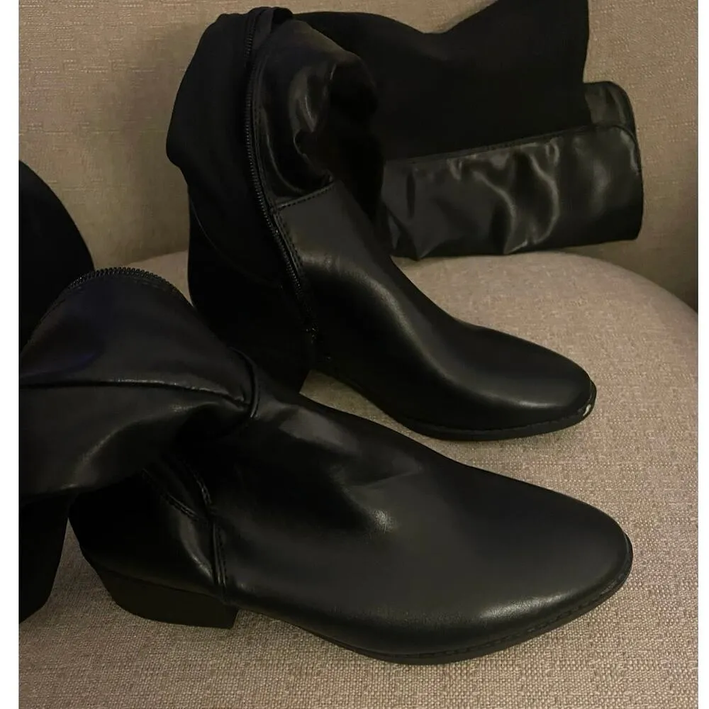 French Connection Perfect Black Tall Boots, S86 - Image 4