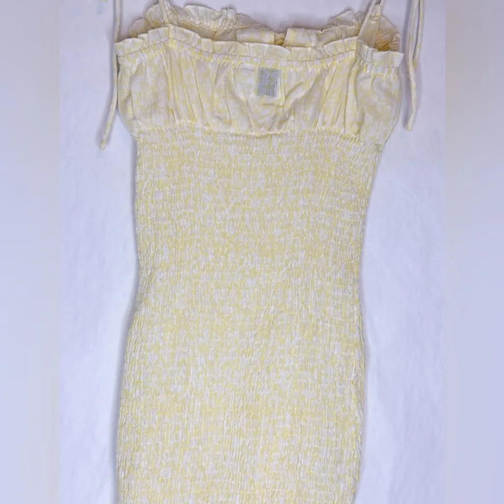 Princess Polly Korina Dress in Gingham Yellow and White US Size 4 Summer Mini - Image 11