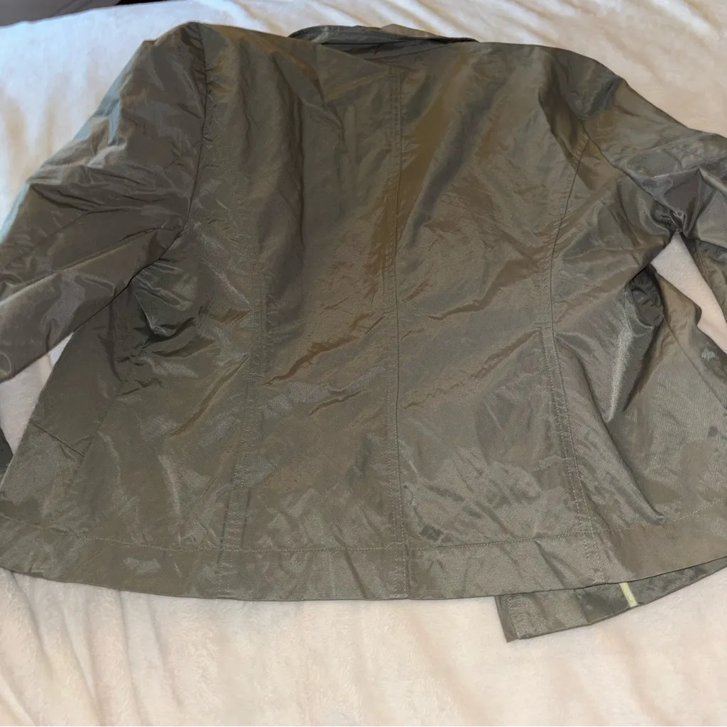 Chico's Olive Green Lightweight Jacket - Image 4