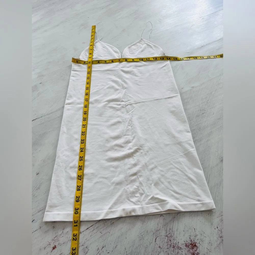 Free People Intimately Skinny Strap Bodycon Dress in White Size M/L - Image 6