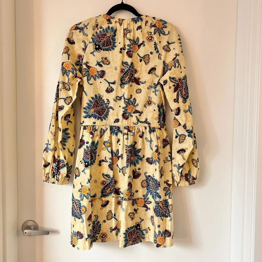 A.L.C. Myra Floral Paisley Shift Dress Boho Vacation Designer Size 10 LIKE NEW - Image 11