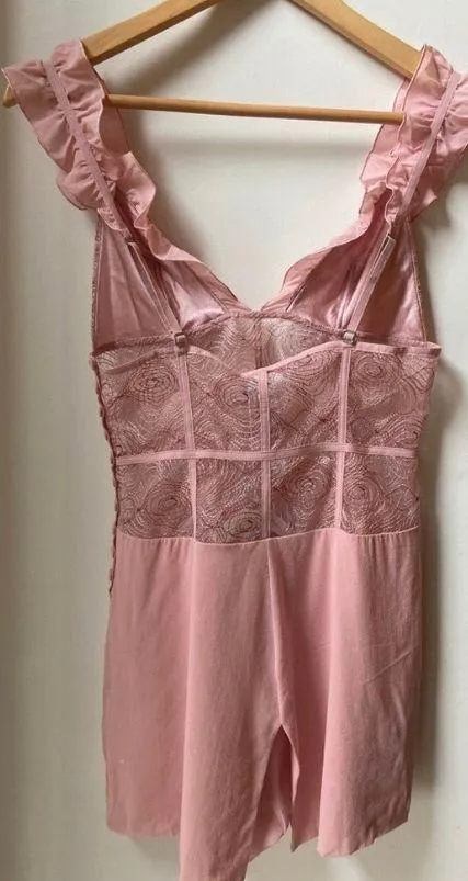 La Perla Elements Georgette Embroidery Romper - Image 4