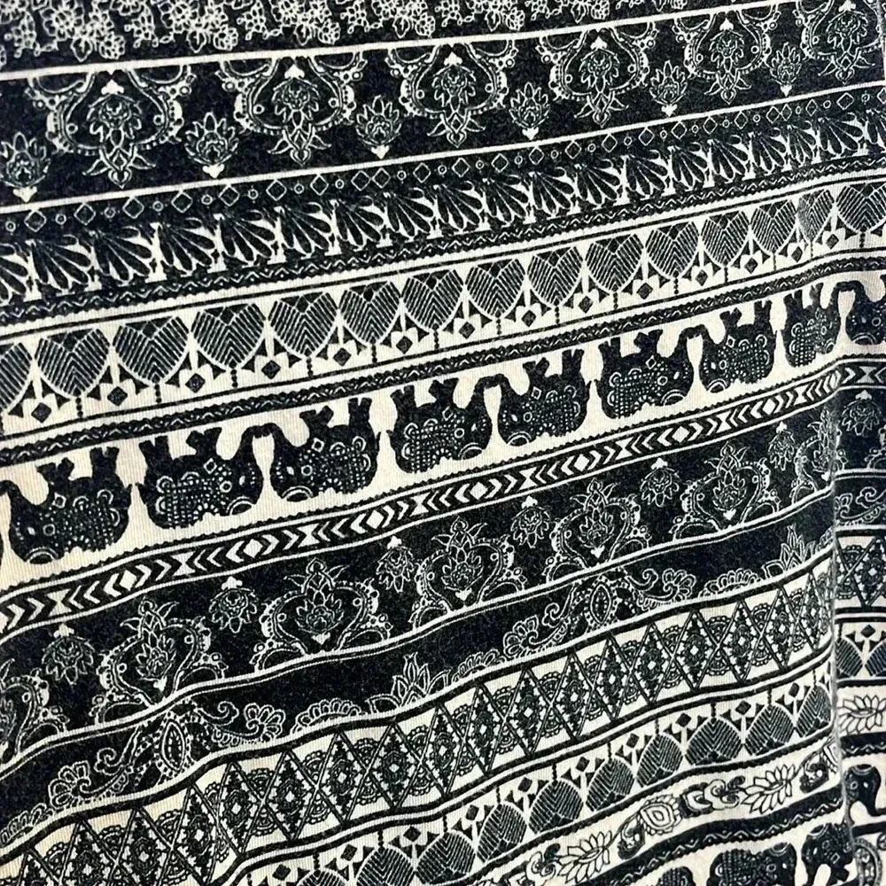 Boho mini dress criss cross open back small stretchy bodycon dress pattern - Image 3