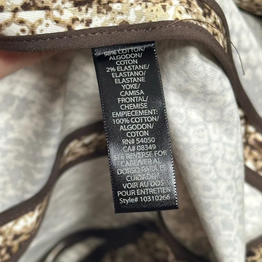 NEW Rachel Roy Snake Print Crochet Bib Sleeveless Sheath Brown Dress Women’s 2 - Image 6