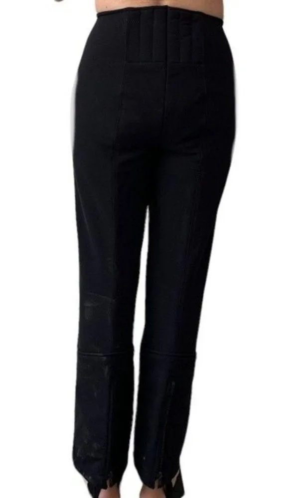 SKYR Vintage Ski Pants Flared Womens Size 10 R Fits Smaller Black - Image 11