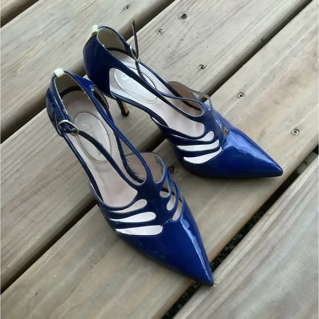 SJP dressy stiletto heels 💙💙💙 Blue Size 6.5 - Image 6