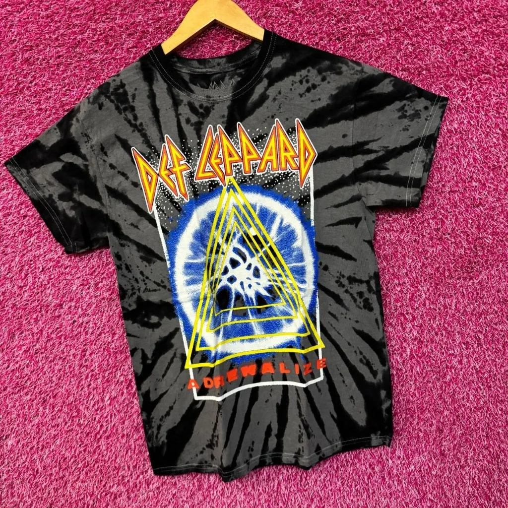 Def Leppard Adrenalize Album Art Metal Rock Band Tie Dye M - Image 3