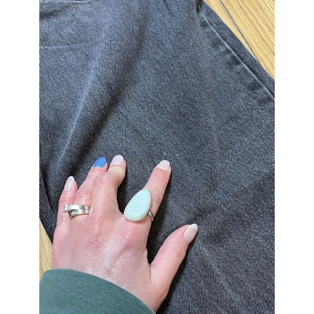 Whooz Blooz Jeans Vintage High Rise Mom Jeans Size 11/12 Regular Y2K Hippie‎ 90s Black - Image 4