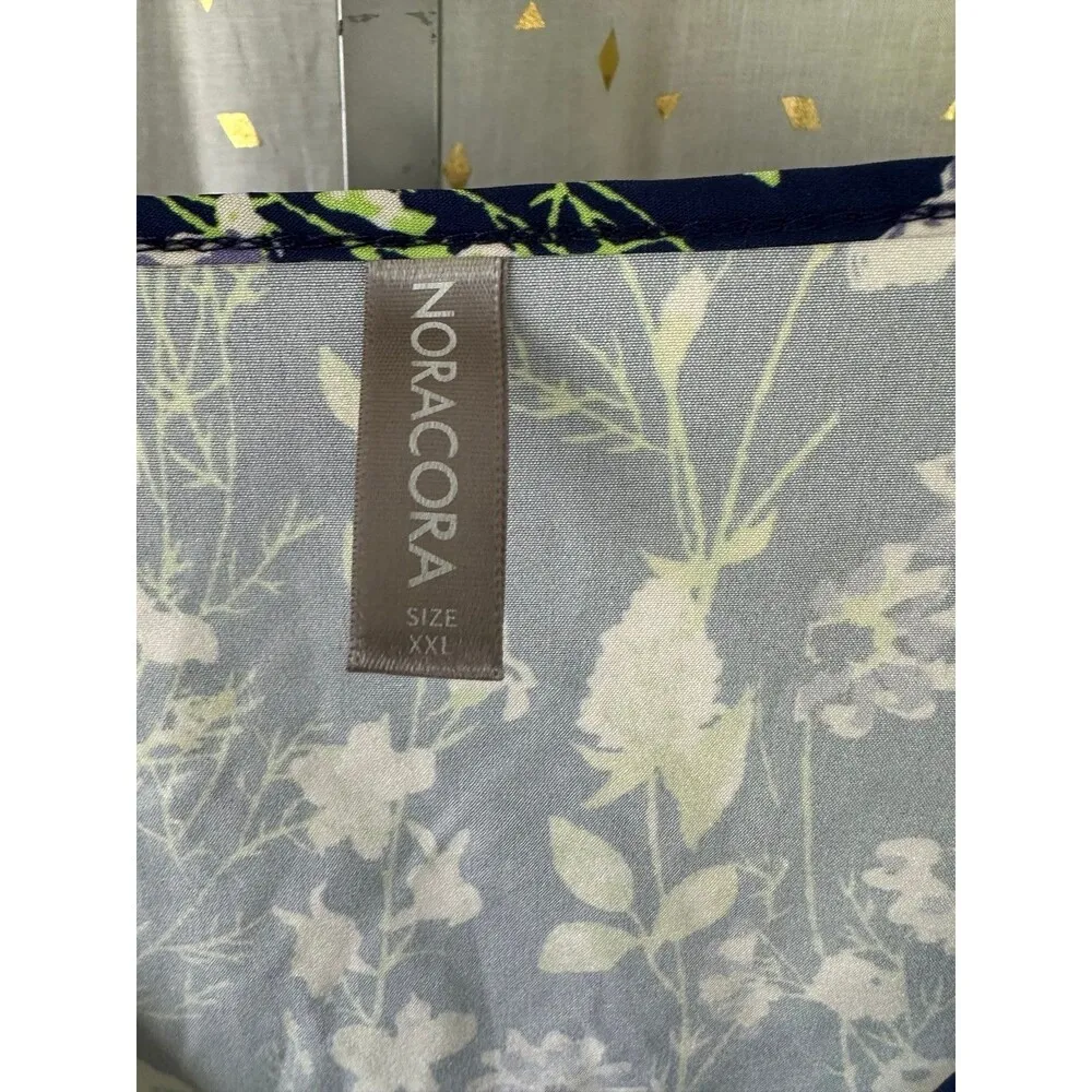 Noracora Peasant Boho Patchwork Floral V - Image 5