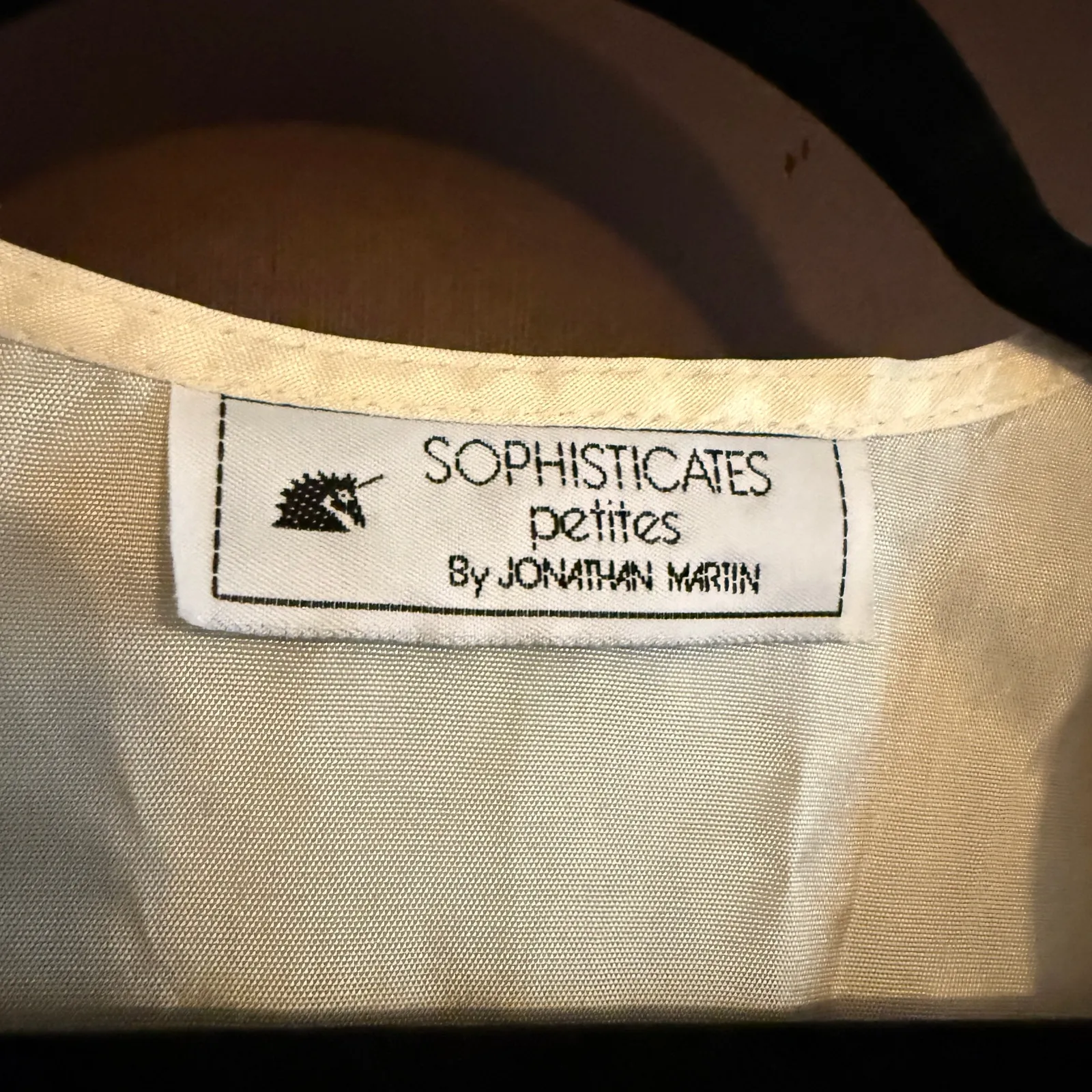 90s Vintage cream Lace Tie Back Vest Sophisticates by Jonathan Martin Small - Image 3