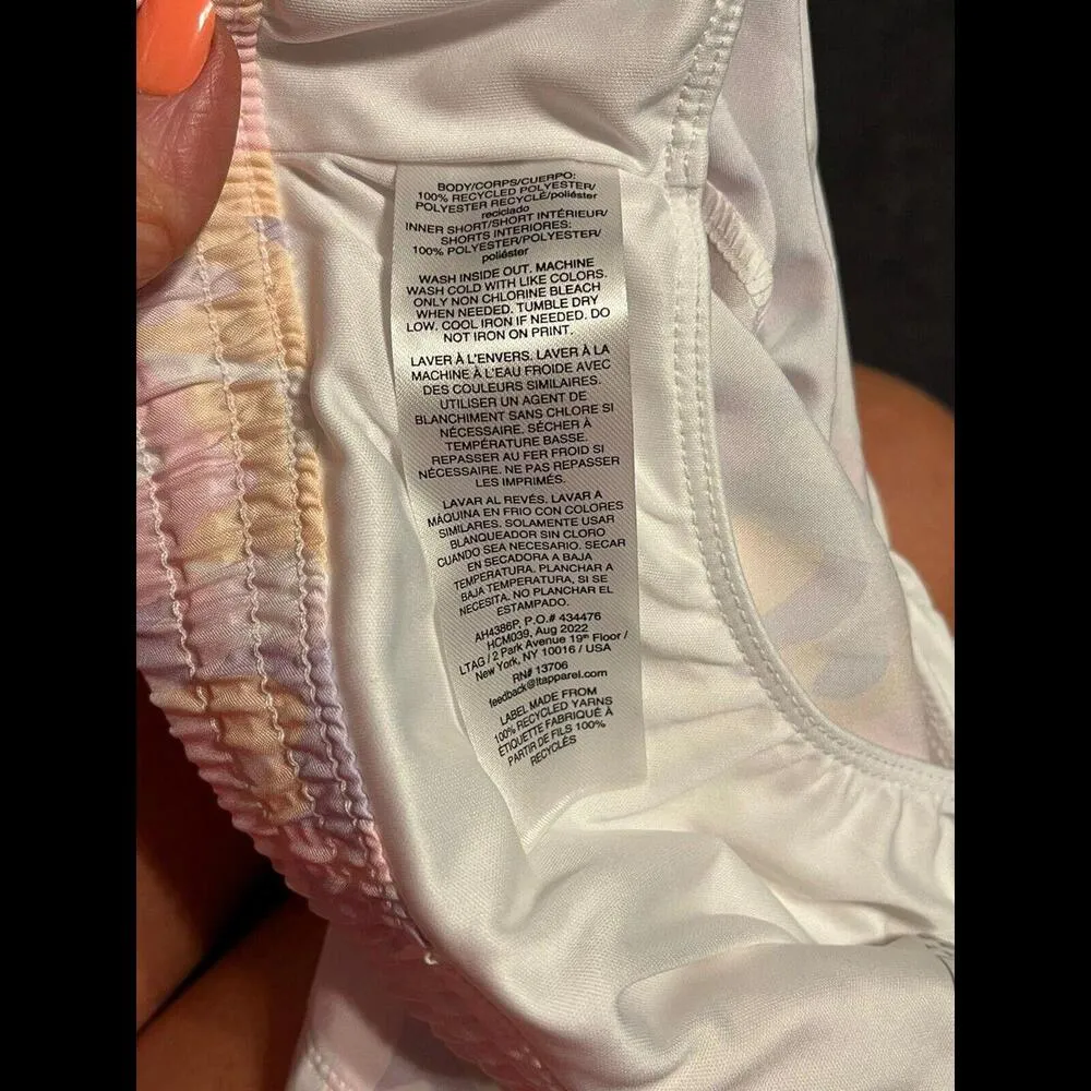 Athletic Comfort Gym Wear AEROREADY Adidas Pastel Printed Elastic Waist XL NWT - Image 7