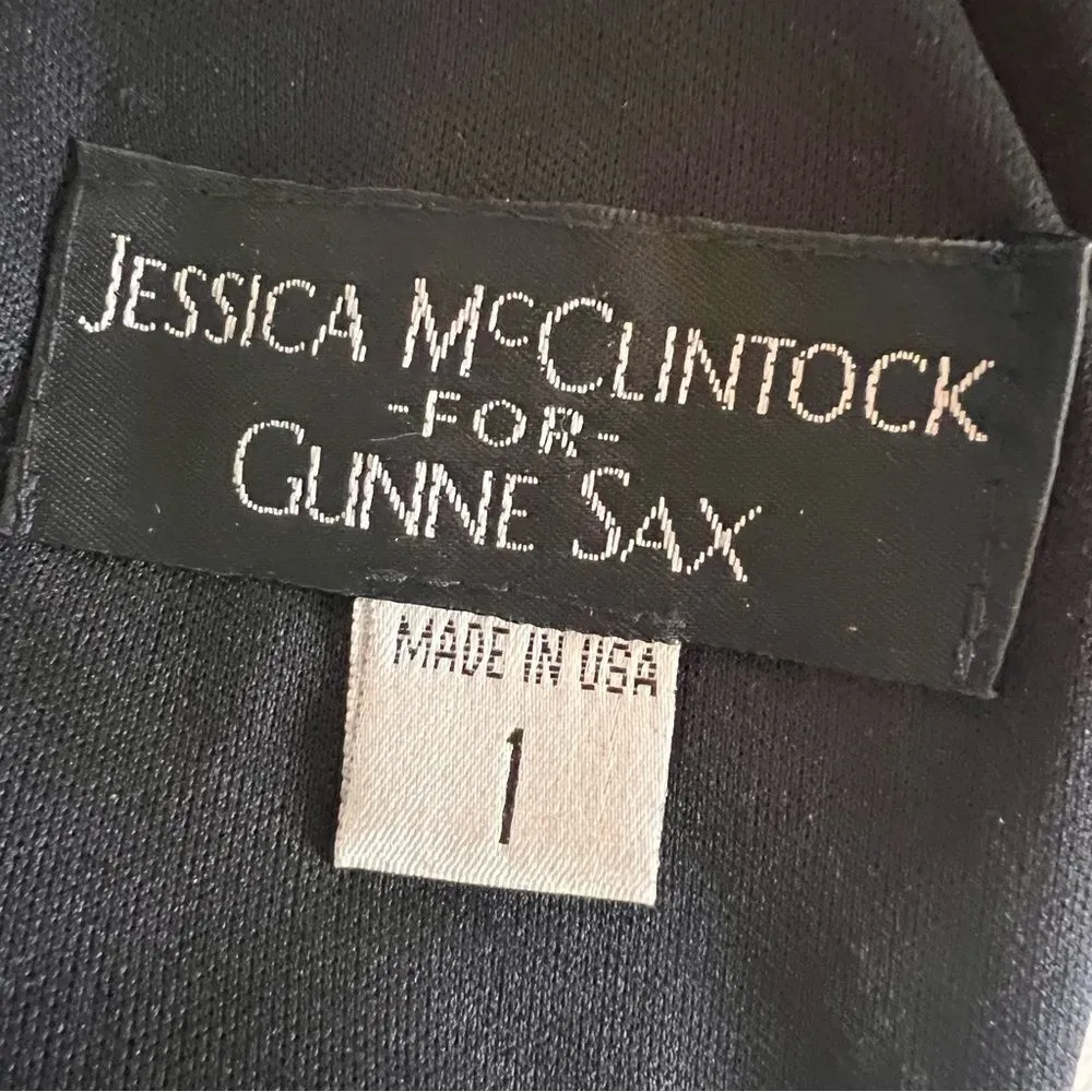 Vintage Y2K Jessica McClintock for Gunne Sax Evening Gown - Image 7