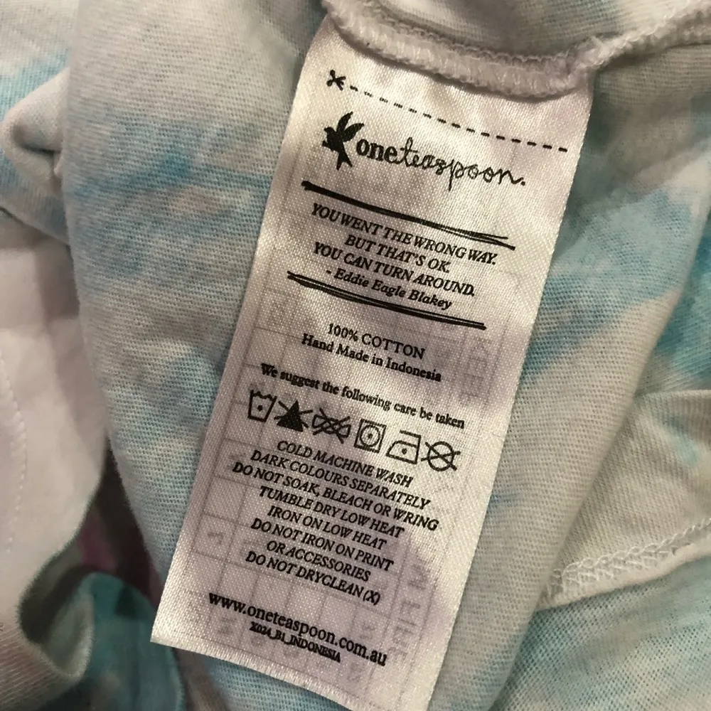 One Teaspoon Rock Tie Dye Tank Top Large - Image 5