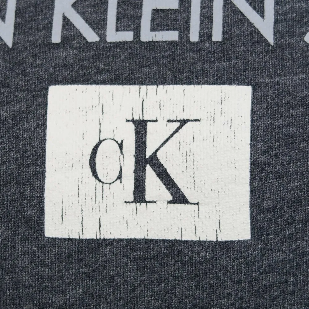 Vintage Y2K Calvin Klein Jeans Gray Sweatshirt - Image 4