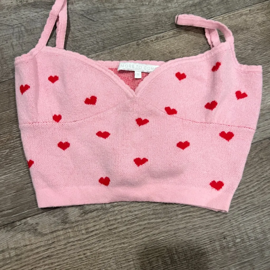 More to Come Knit Crop Top V - Image 3