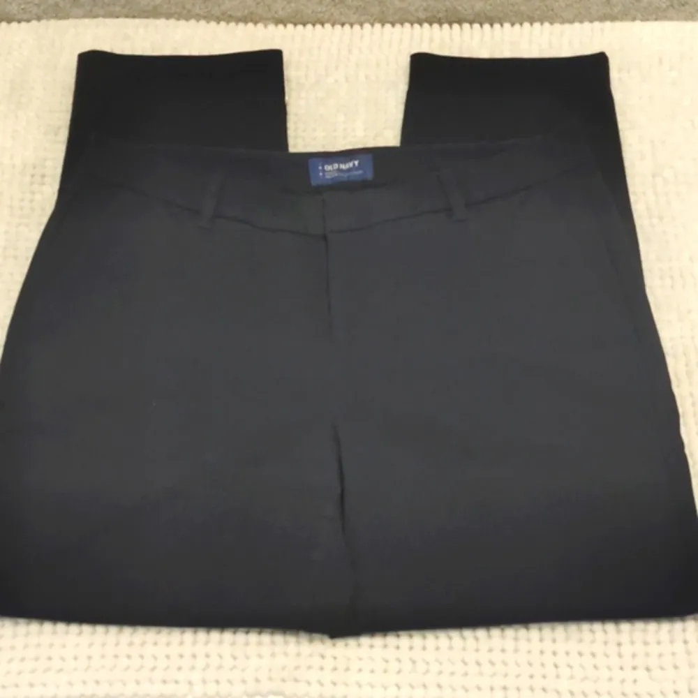 Old Navy Harper Mid Rise Pants Dark Blue Size 10R EUC #6300 - Image 3