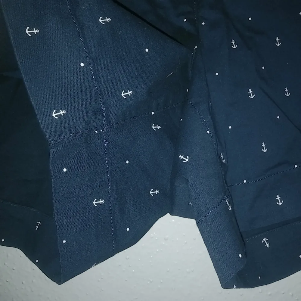 Nautica 8 32 Nautical Anchor Cotton Shorts in Darkest Navy - Image 4