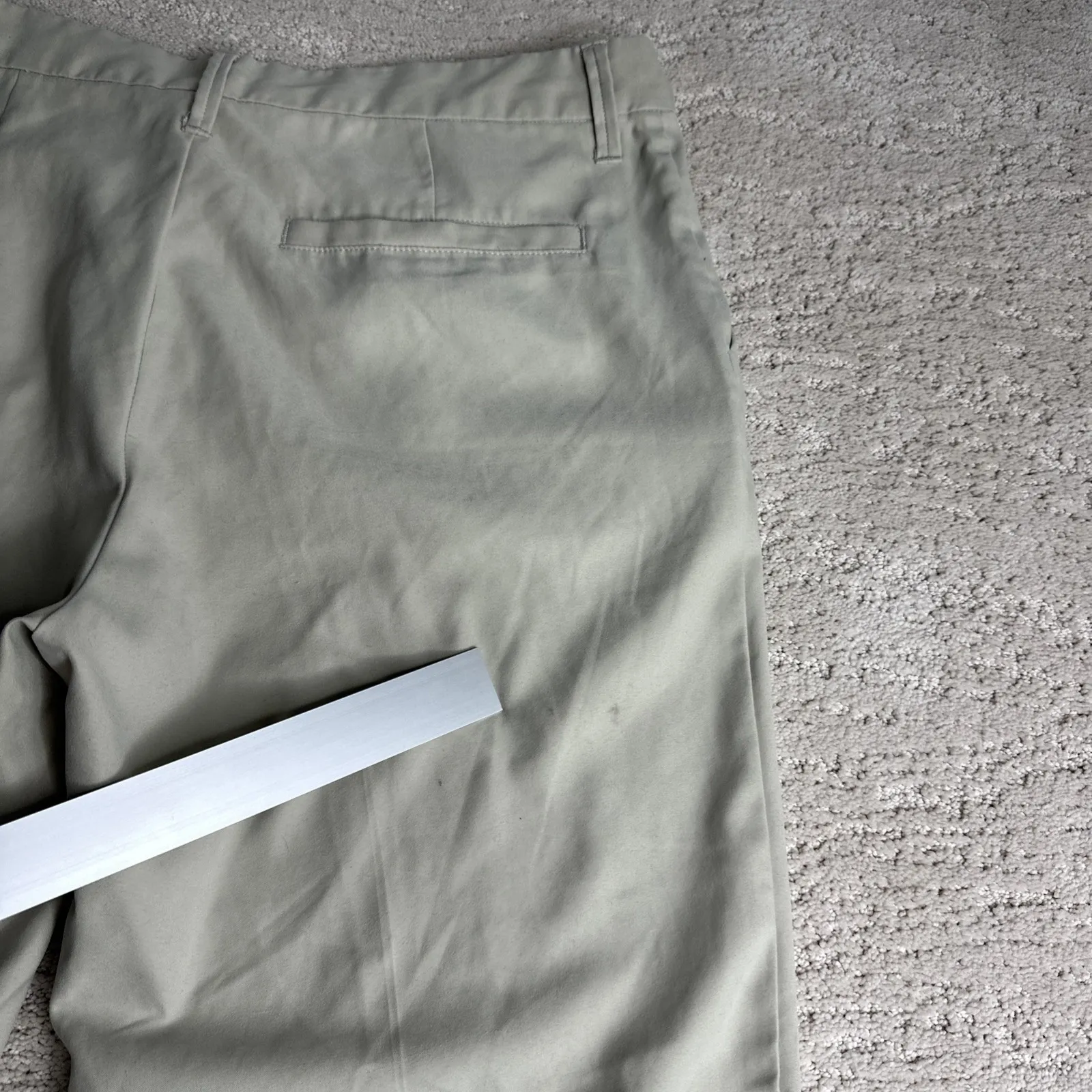 Women's Patagonia Size 12 Tan Straight‎ Leg Cropped Pants Outdoor Casual Hiking - Image 7