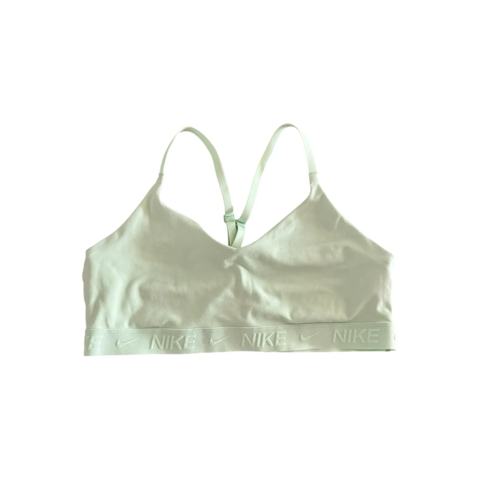 Nike Indy Dri-FIT Mint Green Sports Bra XL - Image 3