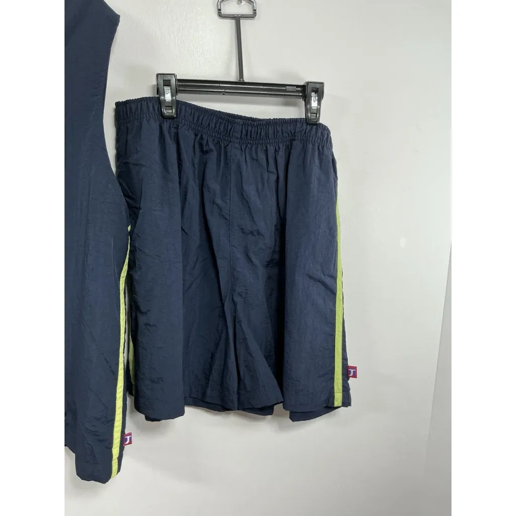 Womans Just My Size Two Piece Shorts 14W/16W & Vest 18W/20W Set Navy - Image 3