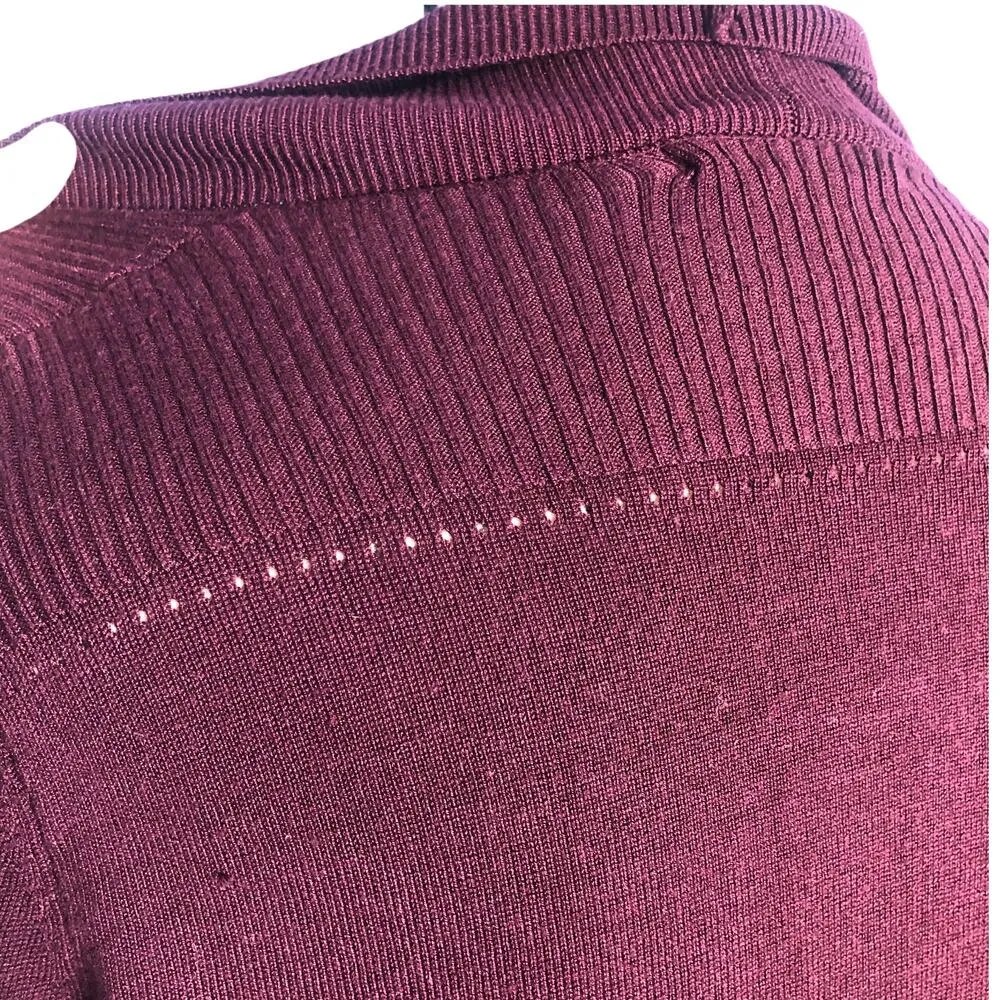 Staccato SMALL Ashter Cardigan - Stitch Fix Ribbed Detail Long Sleeve Shawl - Image 9