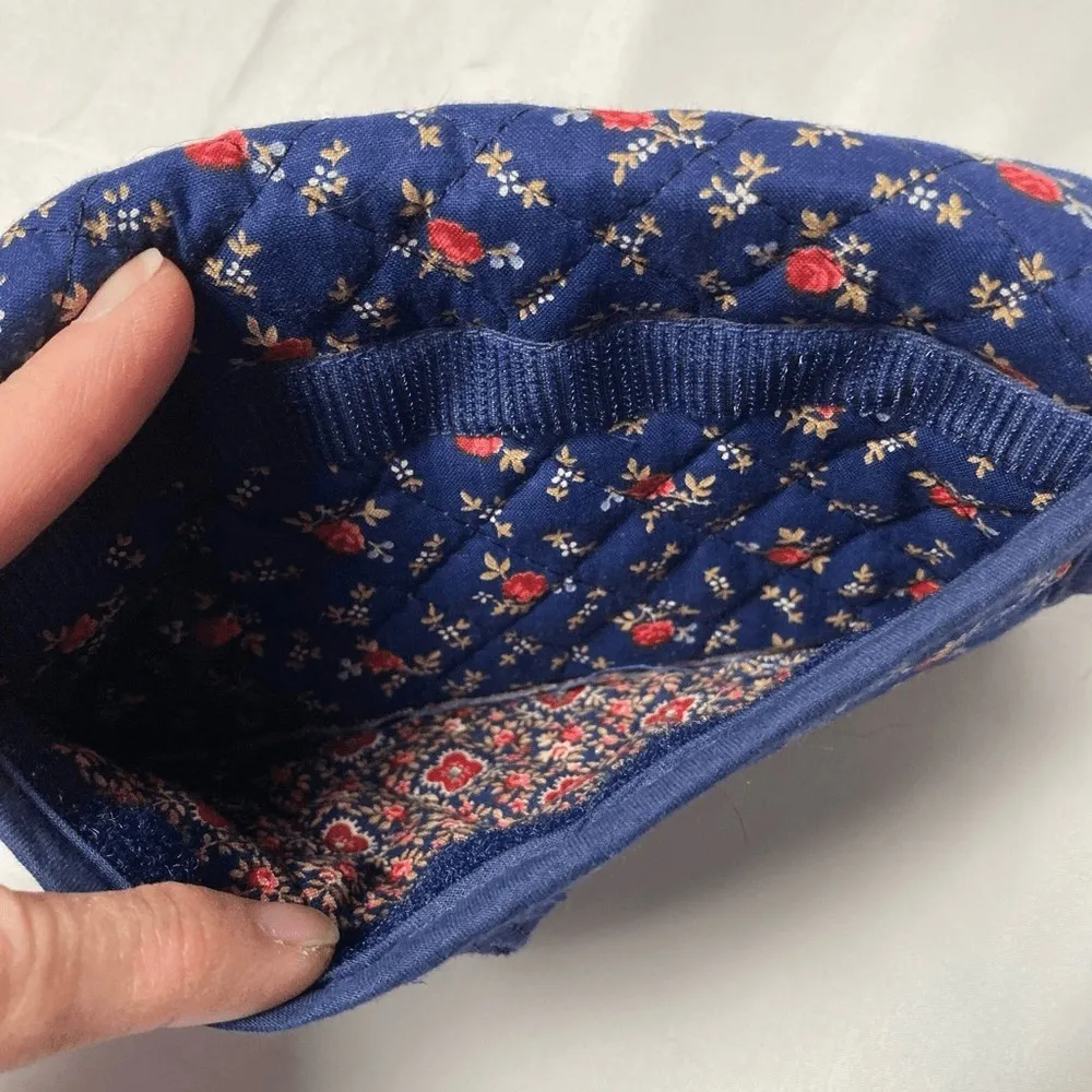 Vintage Happy Baggs‎ Cotton Quilted Wallet Blue - Image 12