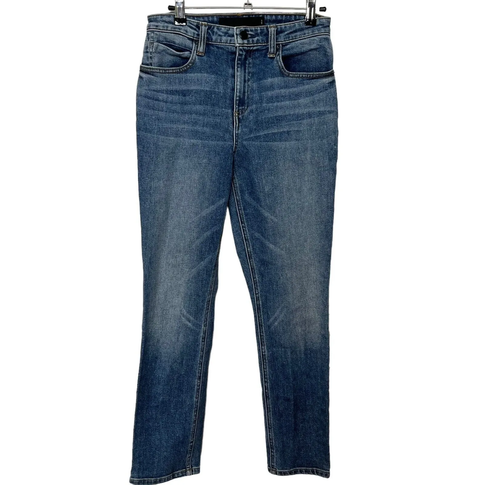 Alexander Wang x DENIM Grip High Rise Straight Jeans Women’s Size 28 Cropped - Image 2
