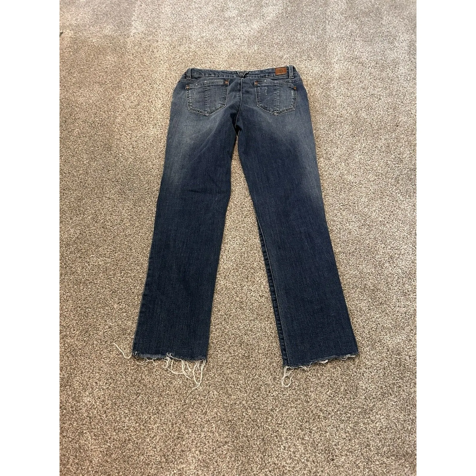 Democracy Jeans Flex-ellent Floral Embroidered Cropped Ankle Women's Sz 6 30x29 - Image 6