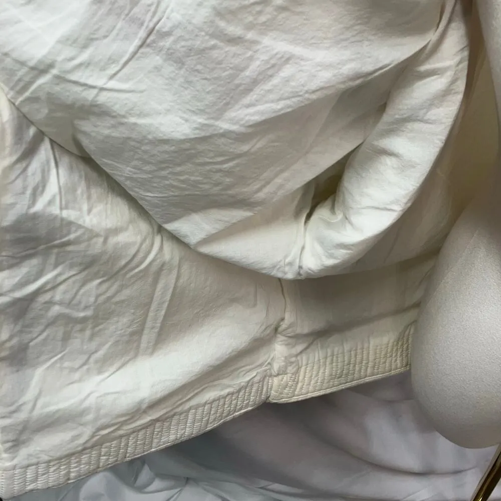 New Blank NYC Quilted Embroidered Kimono Jacket Luxury Womens Medium Cotton - Image 8