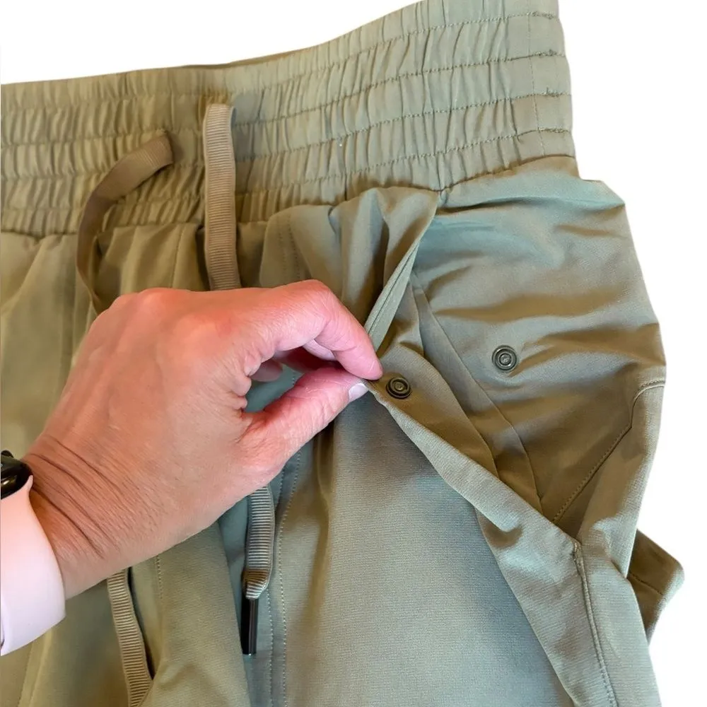 Spanx On the Move Tapered Pants Bundle of 2 Black Olive Green Womens XS - Image 9