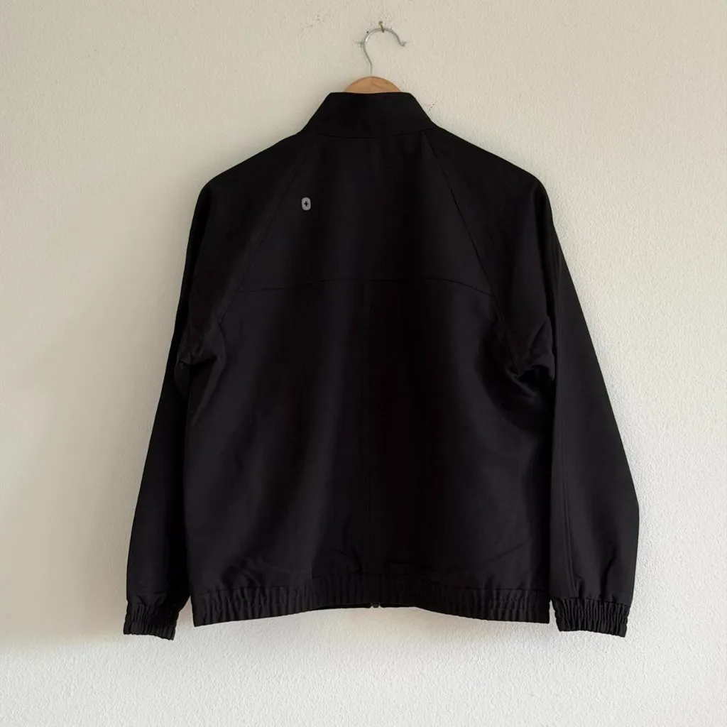 Figs Sydney Scrub Jacket in Black, Size Small - Image 12