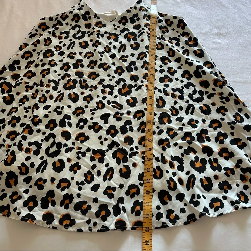 Peach Love California | Cheetah Print Slip Dress With Pockets | Size Large - Image 12