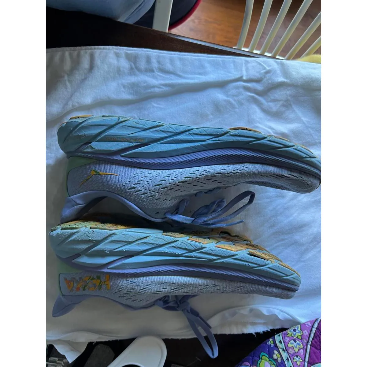 Hoka  One One Running Shoes Light Blue - Size 8.5 - Image 6