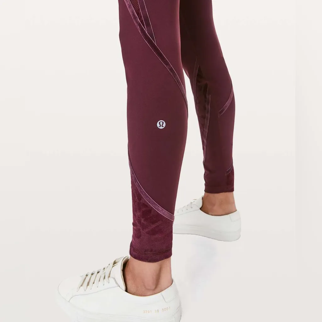 Lululemon Athletica Maroon Wunder Under Leggings Size 4 - Image 9