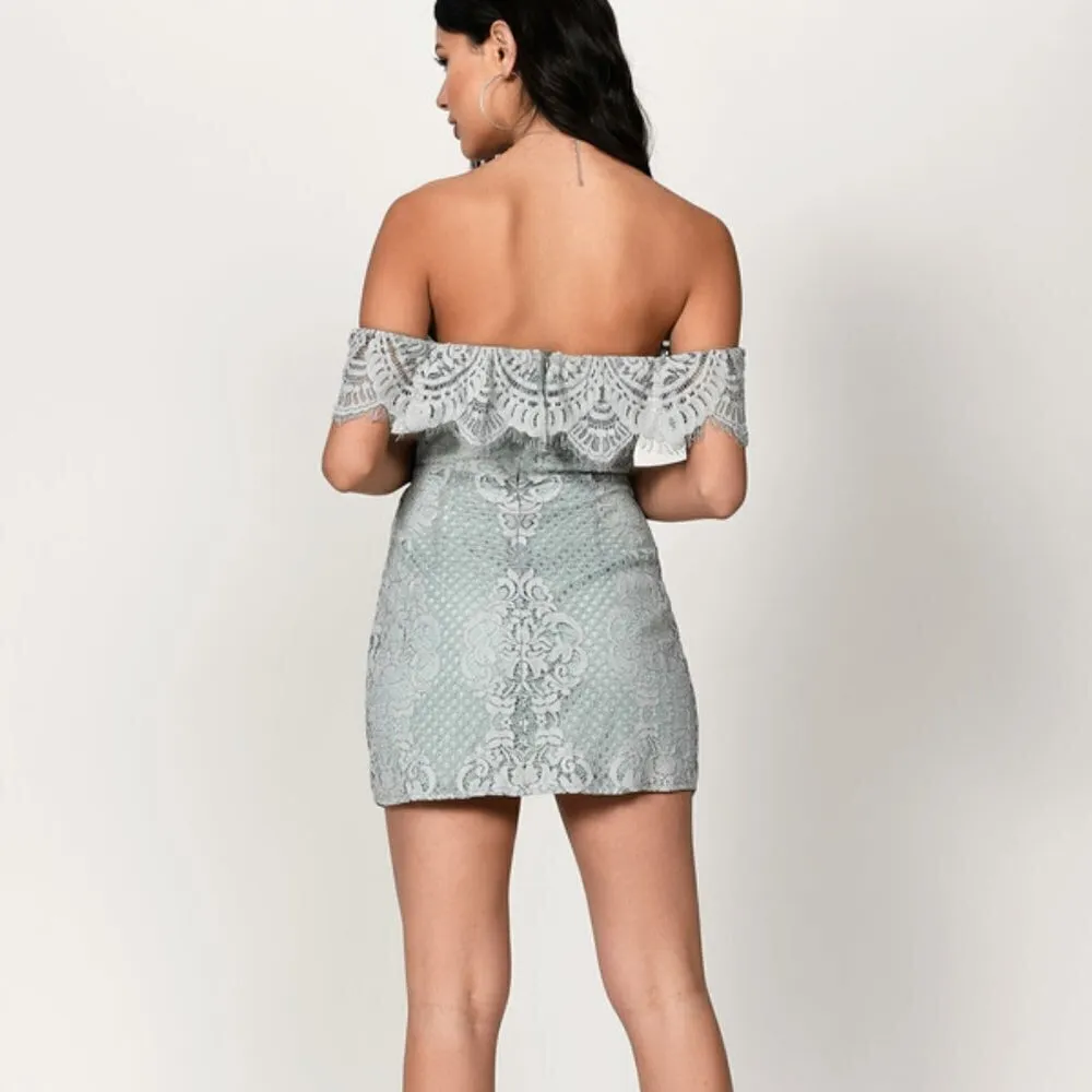 TOBI cocktail blue dress - Image 3